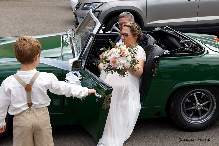 Arrivée de la mariée