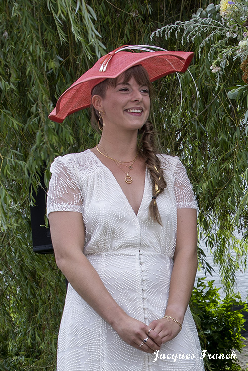 La mariée lors de leur cérémonie