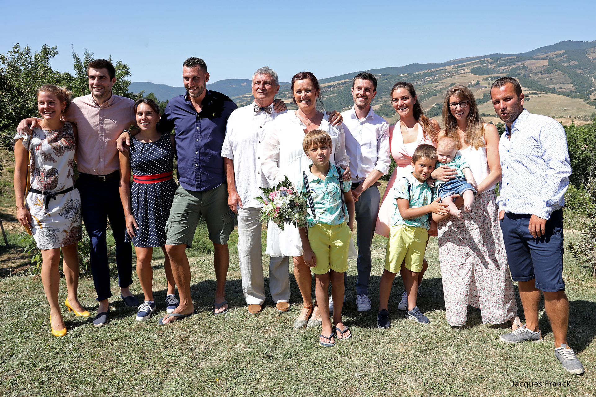 Famille de la mariée