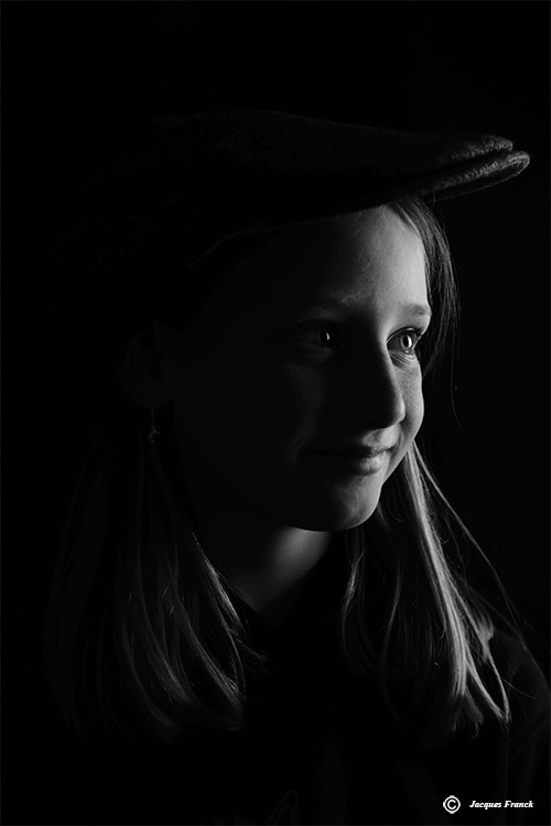 Studio photo - N&b - Portrait Low Key